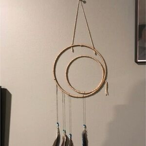 Bohemian Dreamcatcher with Feathers